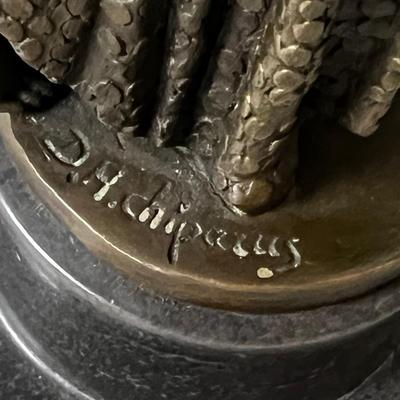 D H CHIPARUS Art Deco Sculpture 