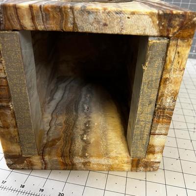 D H CHIPARUS Art Deco Marble and Bronze Pedestal Part of a large piece