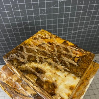 D H CHIPARUS Art Deco Marble and Bronze Pedestal Part of a large piece