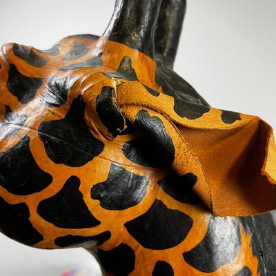 Extra Large Giraffe  Leather Handcrafted. 