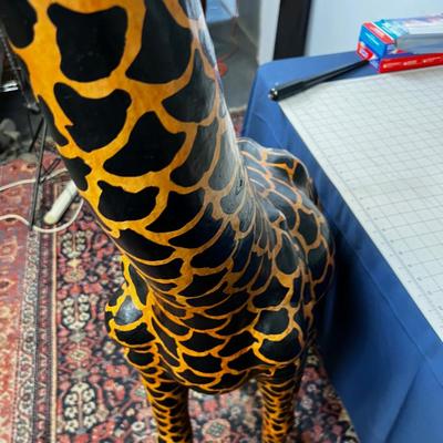 Extra Large Giraffe  Leather Handcrafted. 