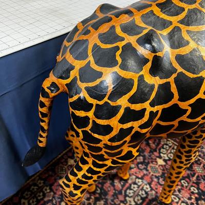 Extra Large Giraffe  Leather Handcrafted. 