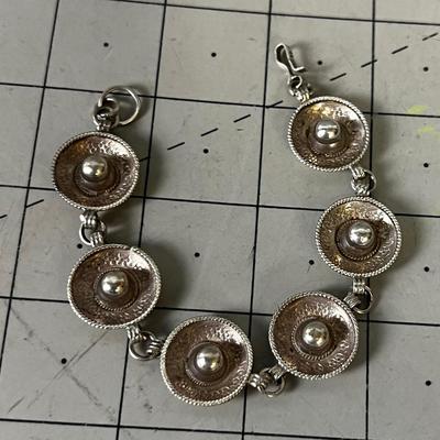 Sterling Silver Sombrero Bracelet 