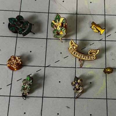 Lot of Girl Scout Pins, Vintage 