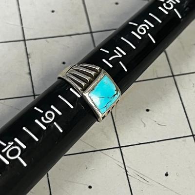 Silver and Turquoise Ring 