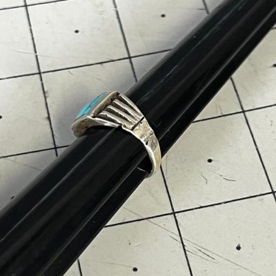 Silver and Turquoise Ring 