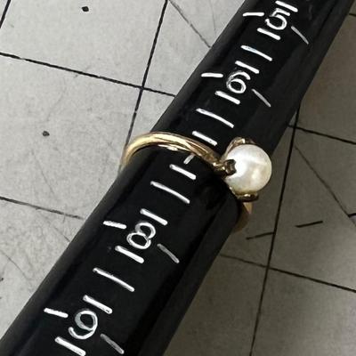 10K Gold Filled Pearl Ring 