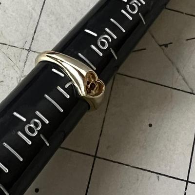 14K Gold Filled Heart Ring