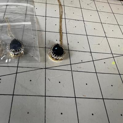 Twin Necklace Pendants 