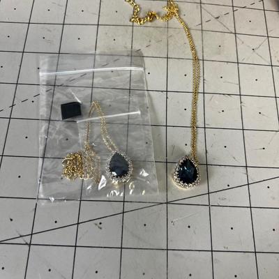 Twin Necklace Pendants 