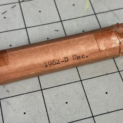 1962 D Uncirculated  Roll of Pennies 