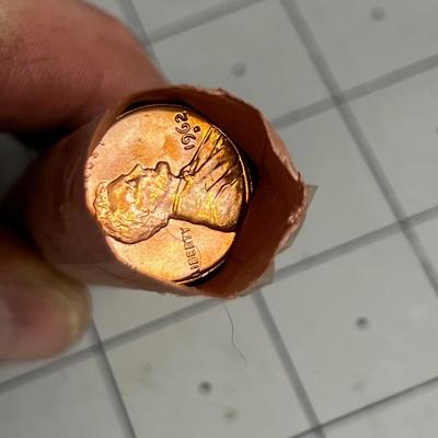 1962 D Uncirculated  Roll of Pennies 