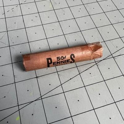 1962 D Uncirculated  Roll of Pennies 