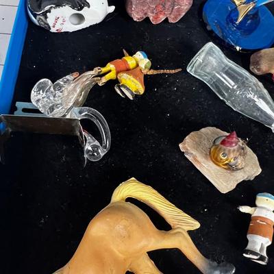 Collection of Miniatures: Ceramic, Metal, Glass 