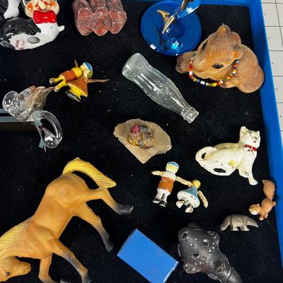 Collection of Miniatures: Ceramic, Metal, Glass 