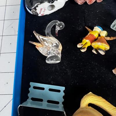 Collection of Miniatures: Ceramic, Metal, Glass 