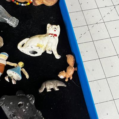 Collection of Miniatures: Ceramic, Metal, Glass 