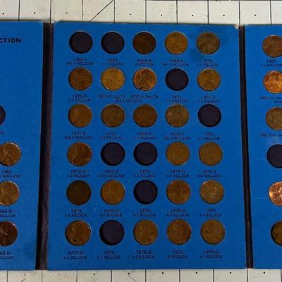 Lincoln Cent 1959- to 1984 Partial Books