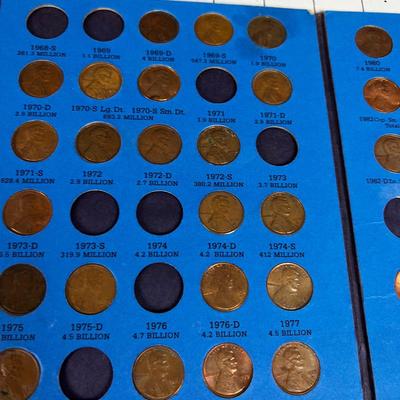 Lincoln Cent 1959- to 1984 Partial Books