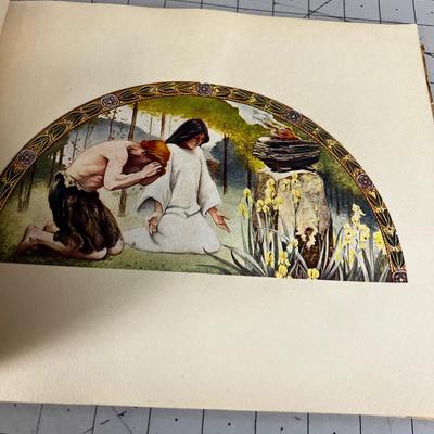 Antique Art Book 1902 The Mural Painting of the Library of Congress 
