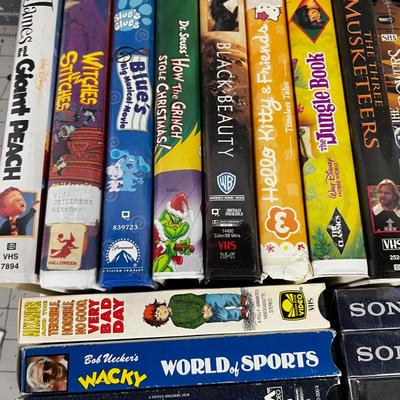 VHS Tapes: Harry Potter, Children's etc.