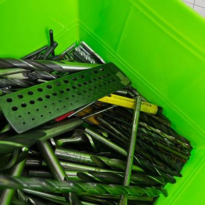 Tub Full of Drill Bits