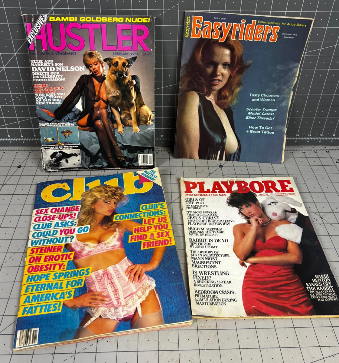 Lot - Collection of adult magazines.