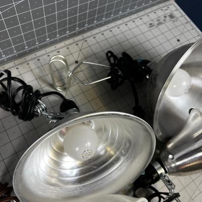 (4) Clip on Lights 