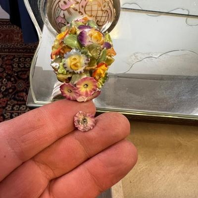 Dresden Mirrored Glass Shelf. 