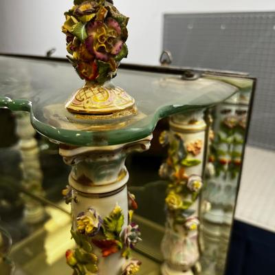 Dresden Mirrored Glass Shelf. 