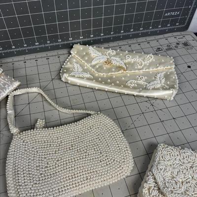 Beaded Purses (6) one for every even of the week. 