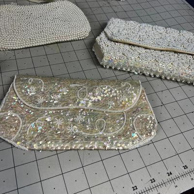 Beaded Purses (6) one for every even of the week. 