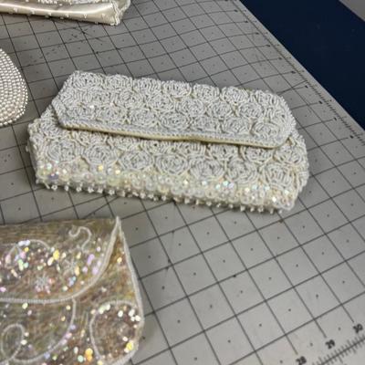 Beaded Purses (6) one for every even of the week. 