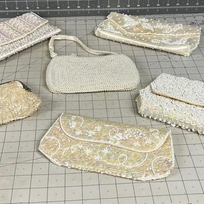 Beaded Purses (6) one for every even of the week. 