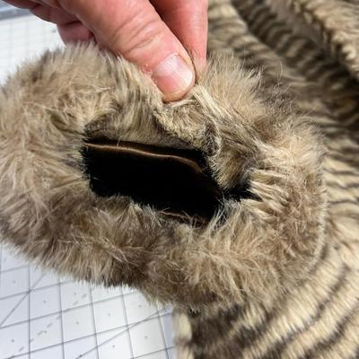 FAUX Stripped Coat FARRAGE Vintage 