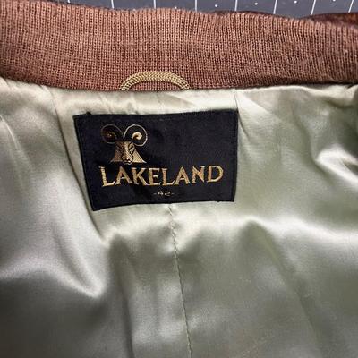 Men's Lakeland Leather Brown Trench Coat