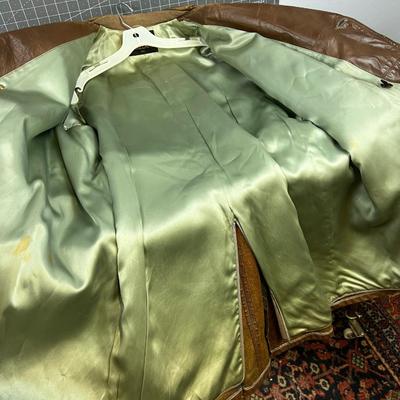 Men's Lakeland Leather Brown Trench Coat