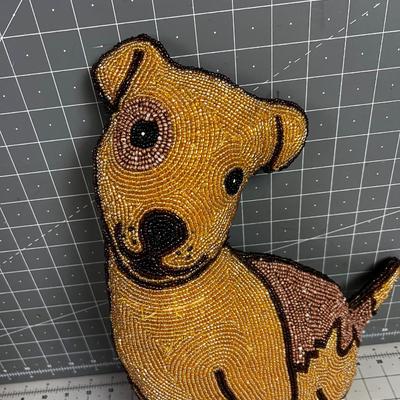 Unique Beaded Dog Pillow