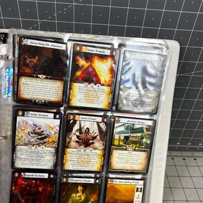 2 Binders Full of Legend of the 5 Rings Cards