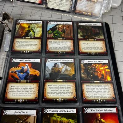 2 Binders Full of Legend of the 5 Rings Cards