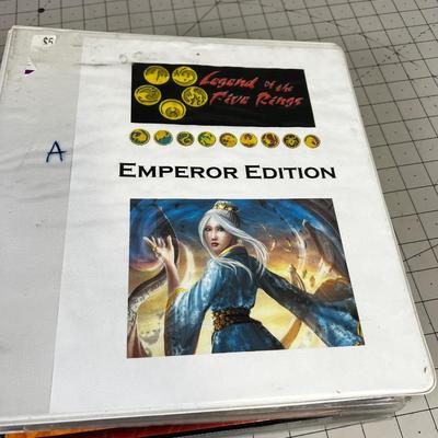 2 Binders Full of Legend of the 5 Rings Cards