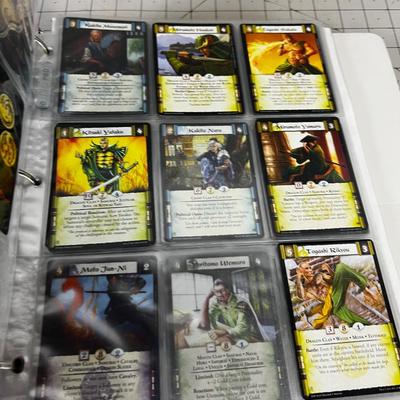 2 Binders Full of Legend of the 5 Rings Cards