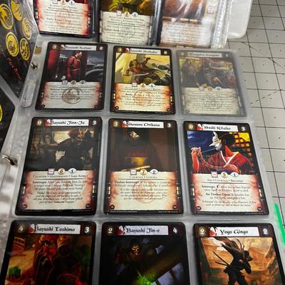 2 Binders Full of Legend of the 5 Rings Cards