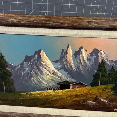 Oil on Board, European, Signed Orla?  