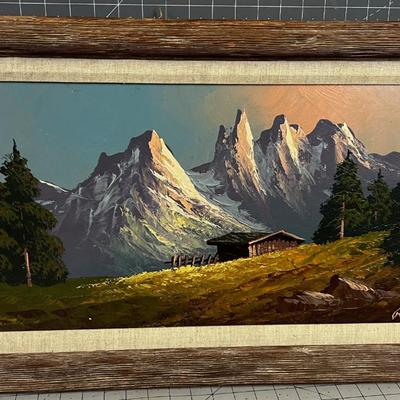 Oil on Board, European, Signed Orla?  