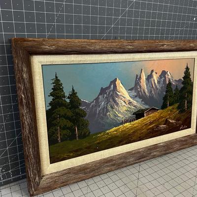 Oil on Board, European, Signed Orla?  