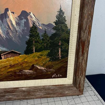 Oil on Board, European, Signed Orla?  