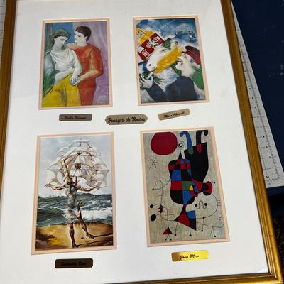 Art Print of Picasso, Dali, Chagall, Miro