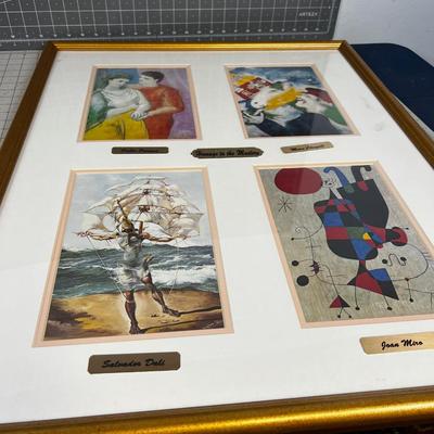 Art Print of Picasso, Dali, Chagall, Miro