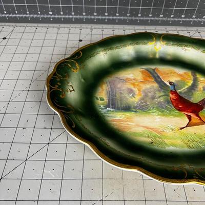 Antique La Francaise Pheasant Platter